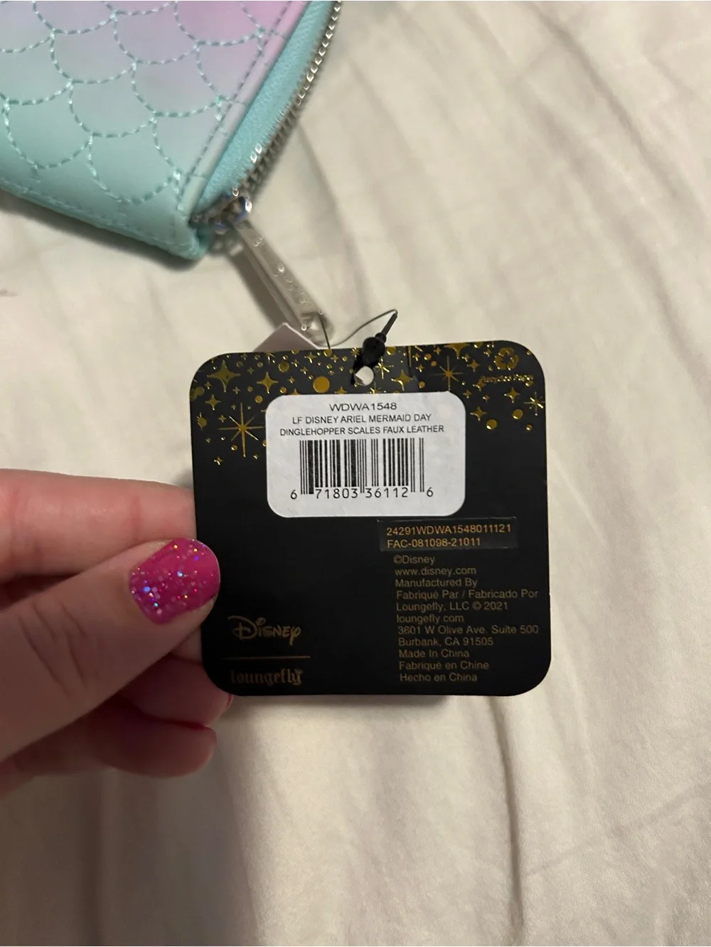 NWT Loungefly Little Mermaid Wallet - Picture 4 of 6